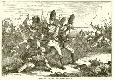 Slaget vid Arass: The grenadiers at bay (1775) av English School