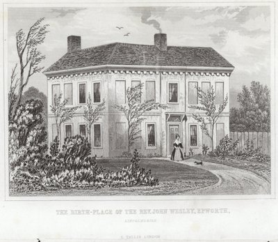 Födelseplatsen för pastor John Wesley av English School