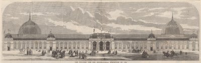 Byggnaden för den internationella utställningen 1862 av English School