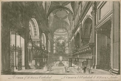 Kören i St Pauls Cathedral, London av English School