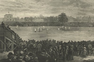 Cricketmatchen som resulterade i skapandet av Ashes av English School