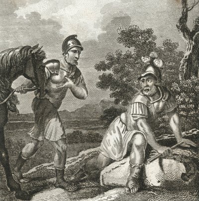 Aemilius Paulus död (gravyr) av English School