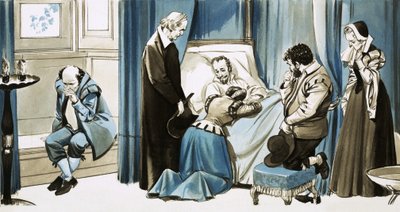 Don Quijotes död av English School