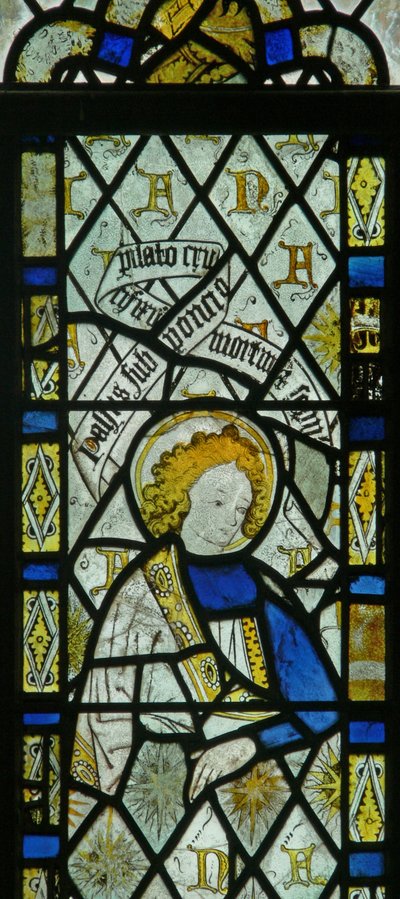 Östra fönstret föreställande St John av English School