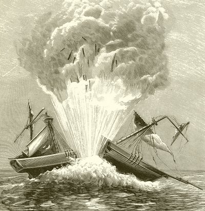 Den första torpeden, 1805 av English School