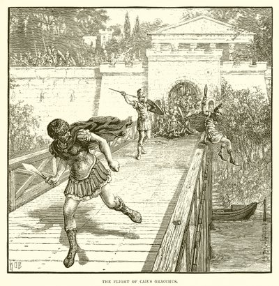 Caius Gracchus flykt av English School