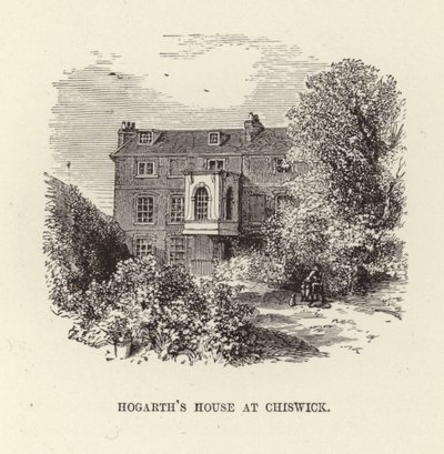 William Hogarths hem i Chiswick av English School