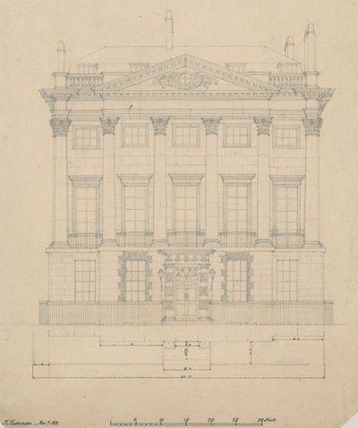 Herr Scotmothers hus, Cavendish Square, London av English School