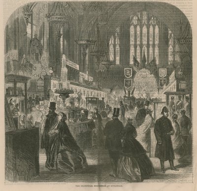 Industriutställningen i Guildhall, London av English School