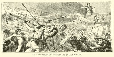 Julius Caesars invasion av Storbritannien av English School