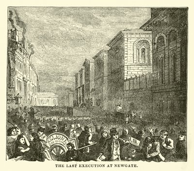 Den sista avrättningen vid Newgate av English School