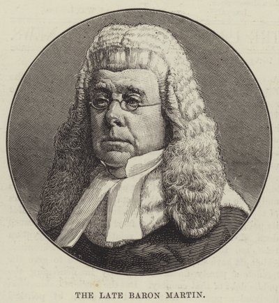 Den bortgångne baron Martin (gravyr) av English School