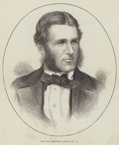 Den framlidne Commodore Goodenough, CB (gravyr) av English School