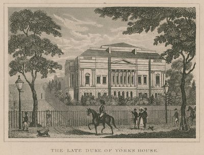 Den sena hertigen av Yorks hus, Lancaster House, senare York House av English School