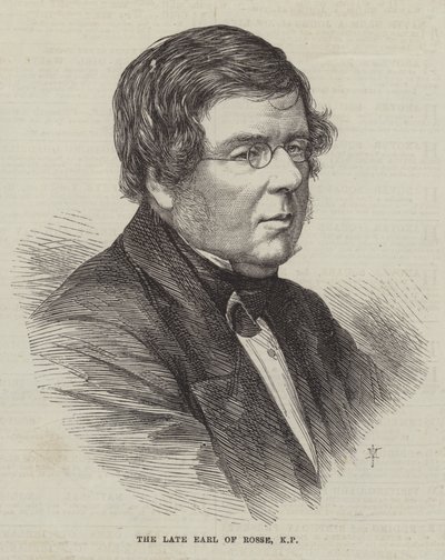 Den framlidne jarlen av Rosse, KP (gravyr) av English School