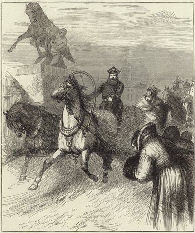 Den bortgångne kejsaren Alexander II av English School