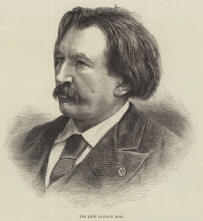 Den bortgångne Gustave Dore (gravyr) av English School
