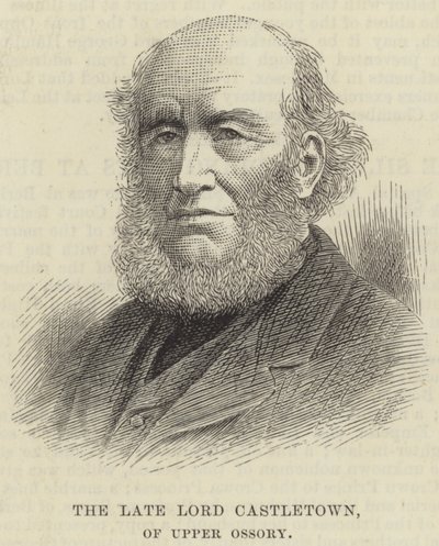 Den framlidne Lord Castletown, Upper Ossory (gravyr) av English School