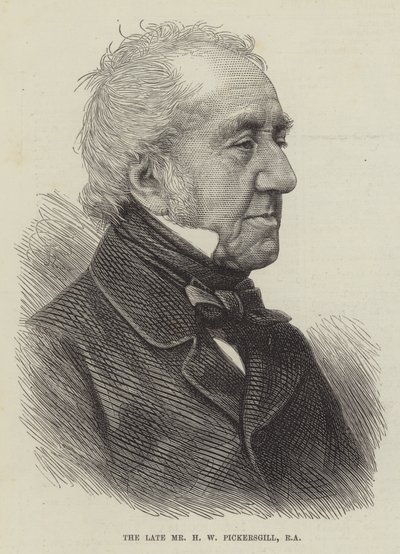 Den framlidne Mr H W Pickersgill, RA (gravyr) av English School