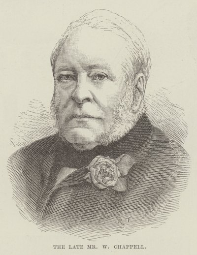Den bortgångne Mr W Chappell (gravyr) av English School