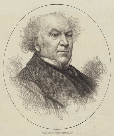 Den framlidne Sir James Murray, MD (gravyr) av English School