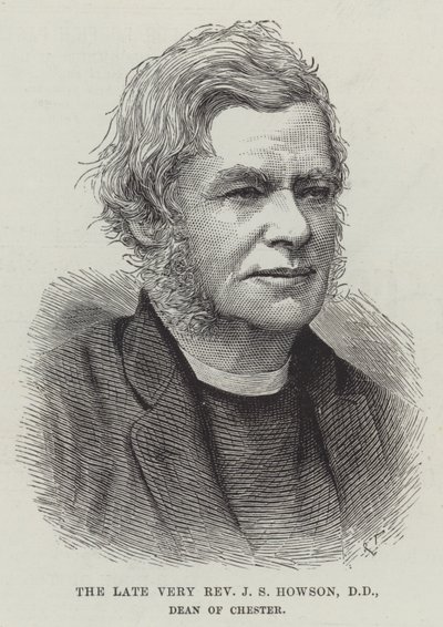 Den framlidne Very Reverend J S Howson, DD, Dean of Chester (gravyr) av English School