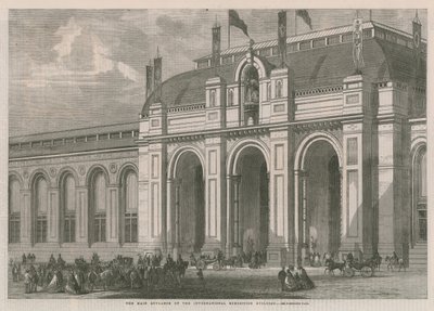 Huvudentrén till den internationella utställningen 1862 av English School