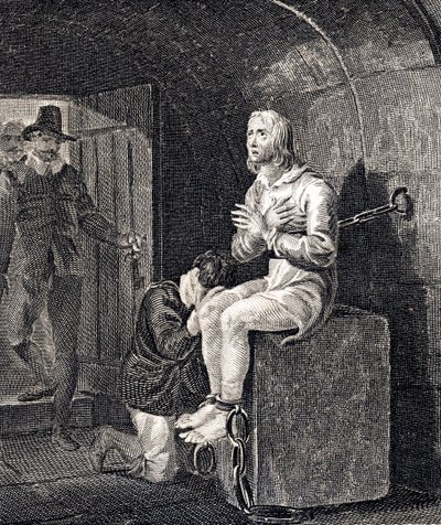 John Philpot, ärkediakon i Winchester, martyrdöd av English School