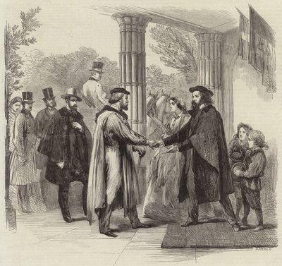 Mötet mellan Garibaldi och Tennyson av English School