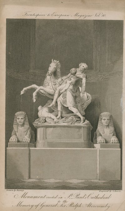 Monumentet uppfört i St Pauls Cathedral av English School