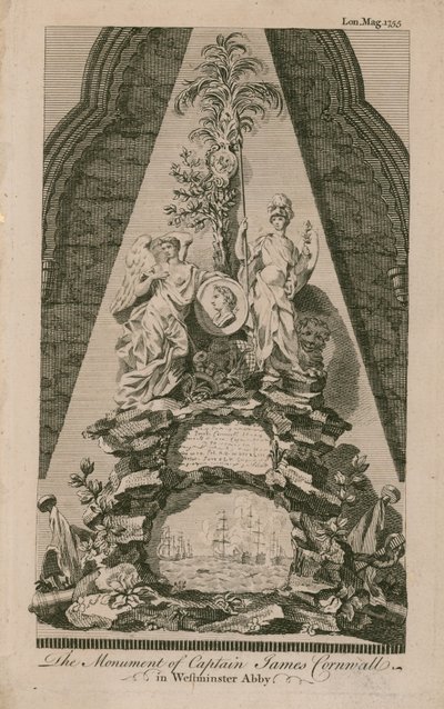 Kapten James Cornwalls monument av English School