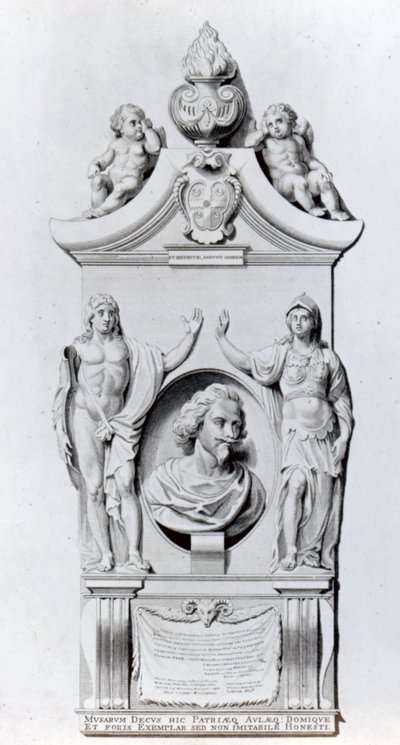 Sir Robert Aytons monument, 1798 av English School