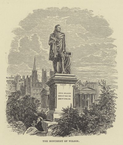 Wilsons monument (gravyr) av English School