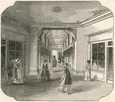 Den nya Exeter Change, Strand, London av English School