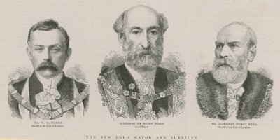 Den nya överborgmästaren och sheriffen: Alderman Sir Henry Isaacs, Lord Mayor av English School