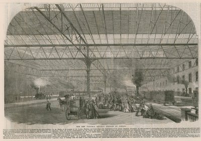 Den nya Victoria Railway Station i Pimlico, London av English School