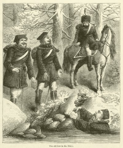 Den gamle juden i diket (gravyr) av English School