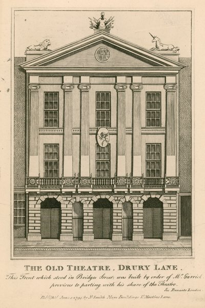 Den gamla teatern, Drury Lane av English School
