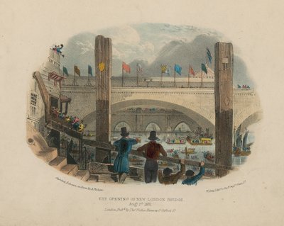 Öppnandet av nya London Bridge av English School