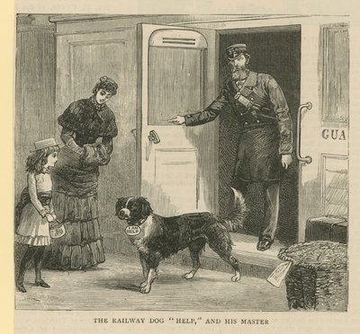 Järnvägshunden Help och hans husse av English School