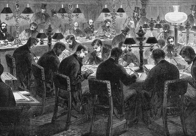 Reporterrummet i underhuset av English School