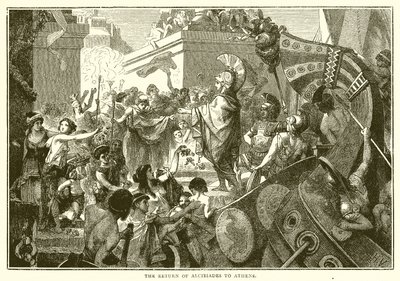 Alkibiades återkomst till Aten av English School
