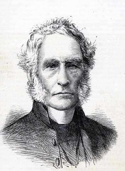 Den högra pastor Alfred Ollivant (1798-1882) Illustration från The Graphic 13 januari 1883 av English School