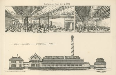 Ångtvättstugan i Battersea Park av English School