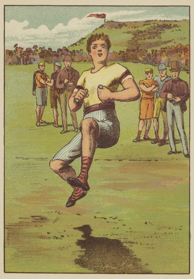 Provhoppet (färgad gravyr) av English School