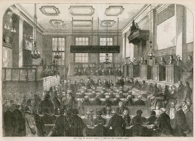 Rättegången mot William Palmer vid Central Criminal Court av English School