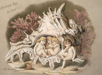 Vattenbarnen, ca 1880 av English School