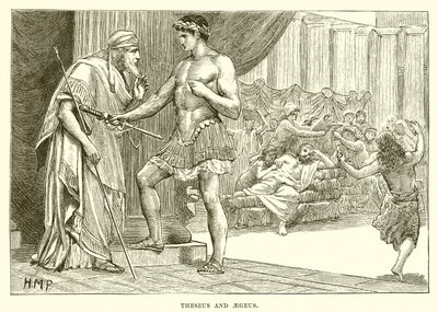 Theseus och Aegeus av English School