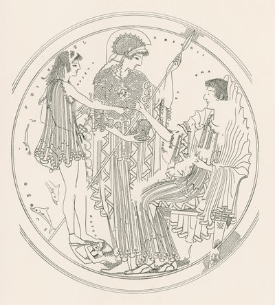 Theseus och Amphitrite (gravyr) av English School