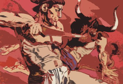Theseus och Minotaurus av English School